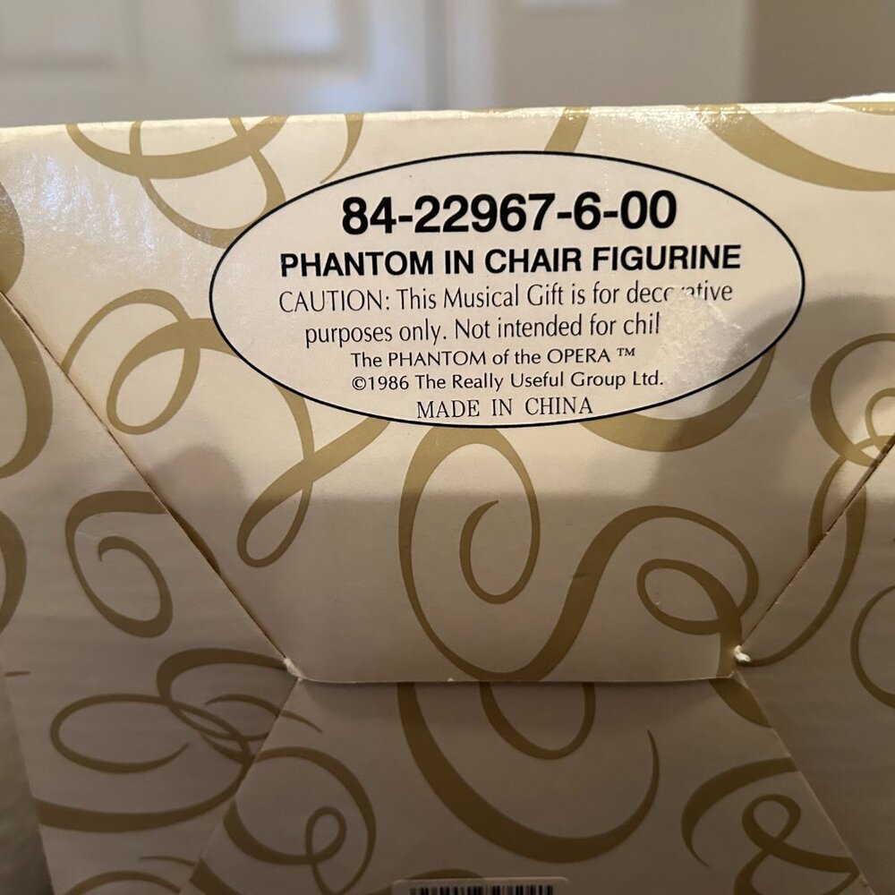 Phantom in Chair Figurine Music Box - Picture 2 of 5